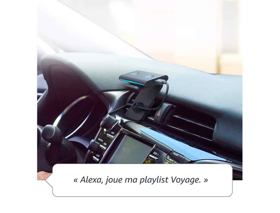 Echo Auto 1re génération Alexa voiture Bluetooth mains libres 1st Gen Alexa car hands-free