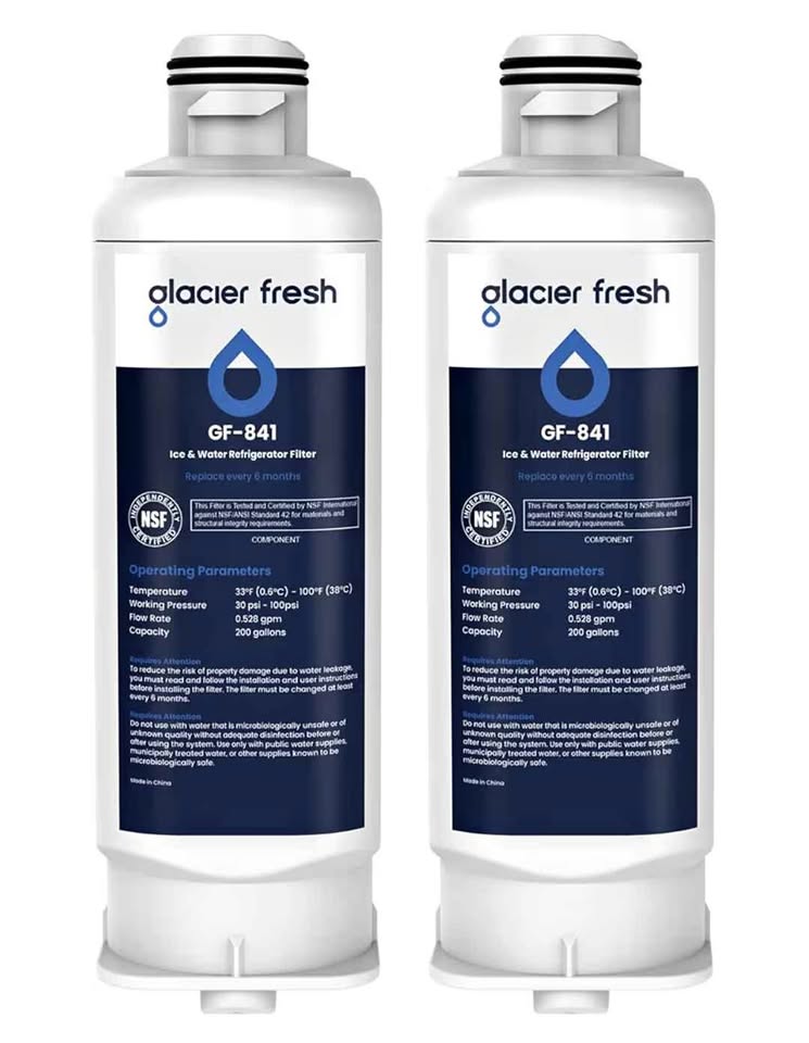 Filtre frigo Samsung DA97-17376B HAF-QIN – Glacier Fresh GF-841 2-Pack Fridge Water Filter