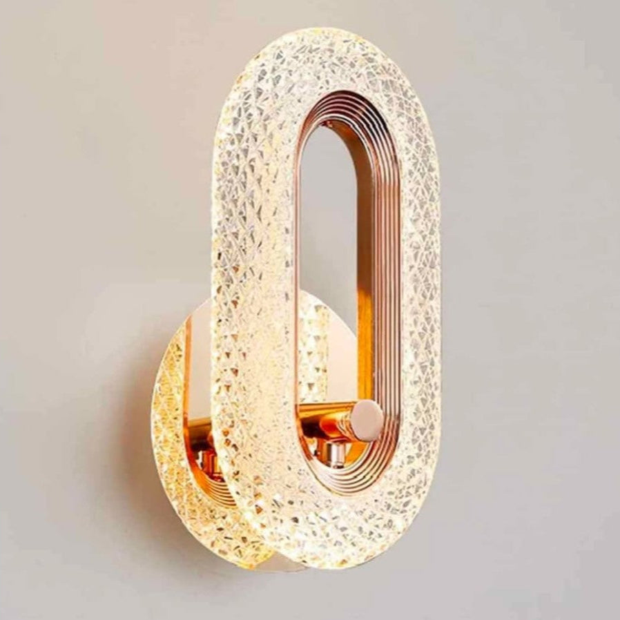 ✨ Set of 2 Modern LED Crystal Wall Sconces | Lot de 2 Appliques Murales en Cristal LED ✨