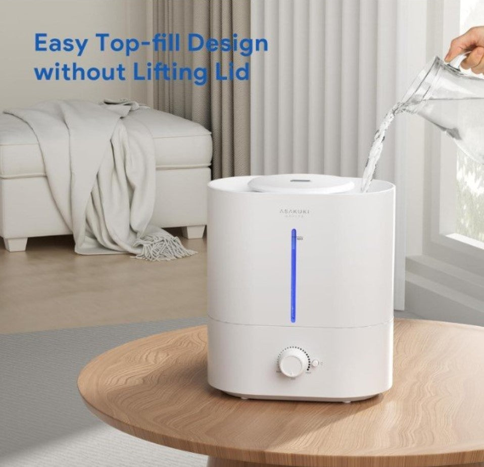 HUMIDIFICATEUR ASAKUKI 4L NEUF –  COOL MIST HUMIDIFIER