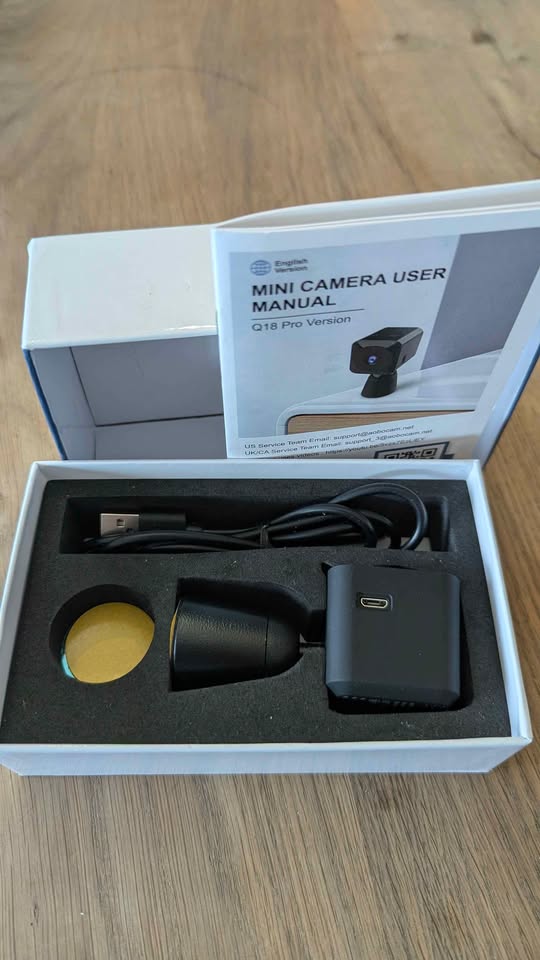 Mini caméra WiFi Q18 Pro Ultra HD motion detection night vision indoor camera security
