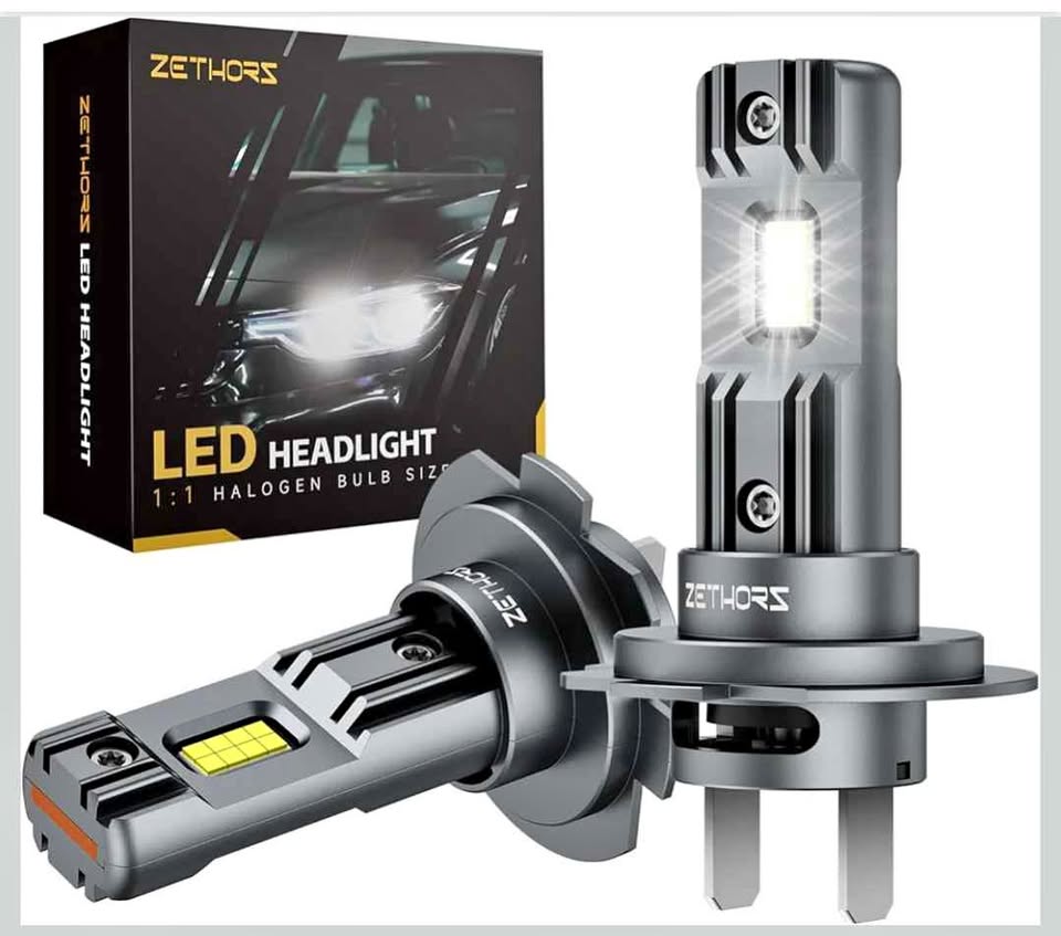 Ampoules LED H7 Zethors 22000LM 6000K — Headlight Bulbs 100W