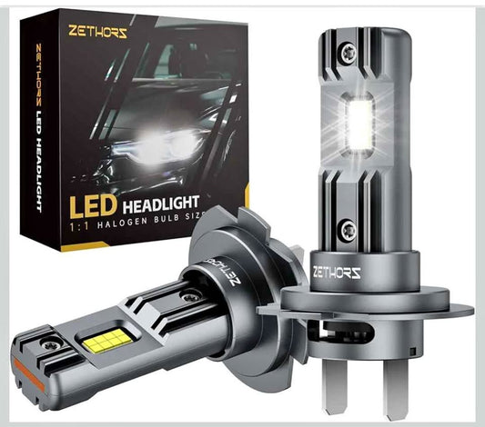 Ampoules LED H7 Zethors 22000LM 6000K — Headlight Bulbs 100W