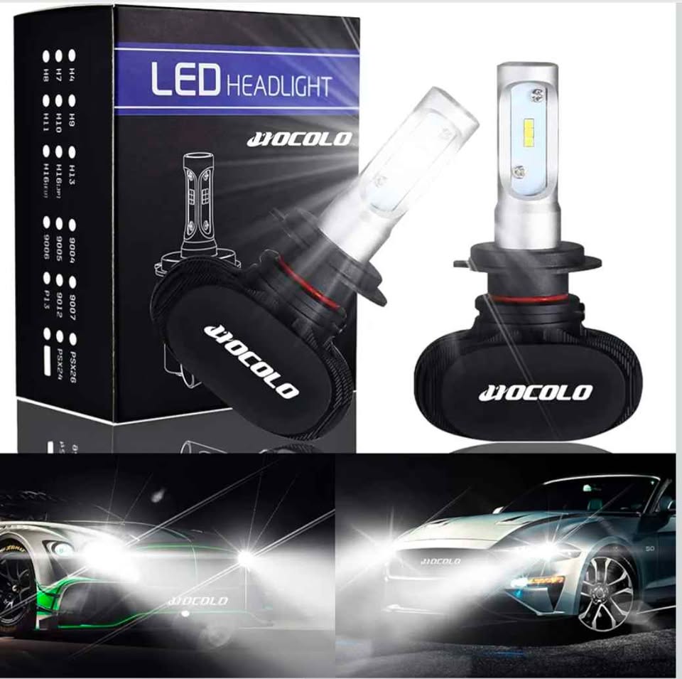 Ampoules LED H7 HOCOLO S1 8000lm 6500K – Kit phares  H7 LED Headlight Bulbs