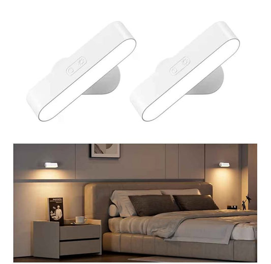 Appliques murales LED sans fil Hensam 2 pcs  Wireless Wall Sconces Set of 2 Rechargeable
