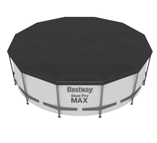 Bestway FlowClear Couvercle Piscine Ronde 12pi  Round Pool Cover 12ft Above Ground