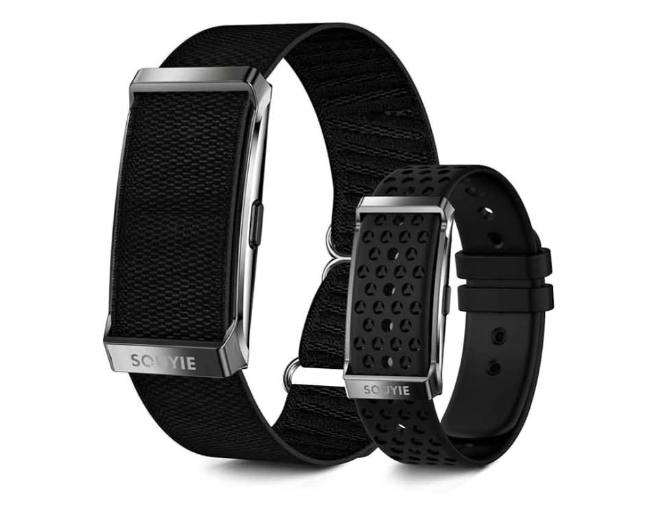 Bracelet Intelligent Noir 170+ Modes Étanche  Black Smart Bracelet Fitness Tracker 170+ Modes