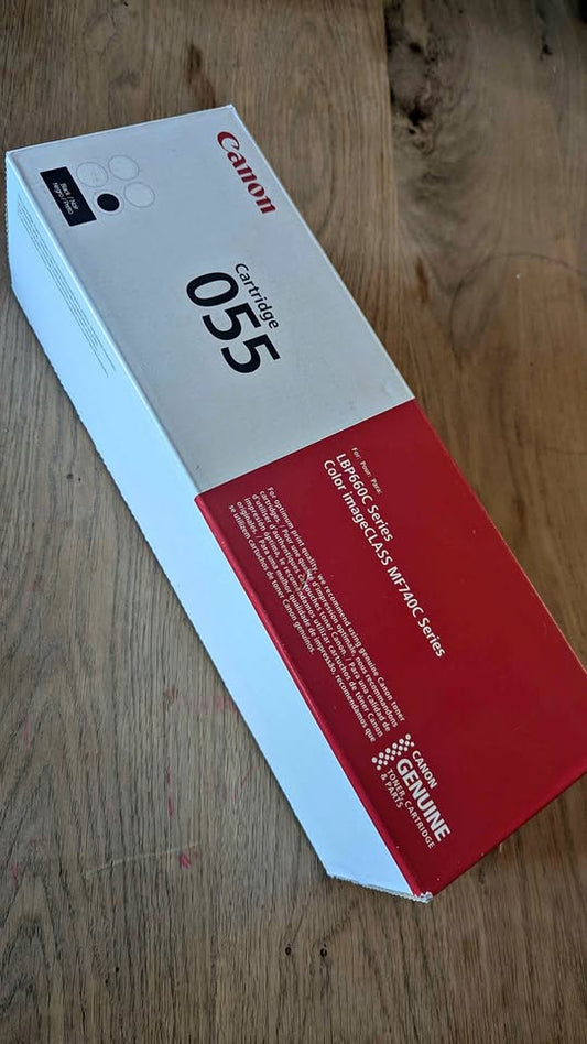 🖨️ Cartouche Canon 055 Noir – Boîte Scellée 🆕 Genuine Black Toner – Sealed Box Rendement 2300 page