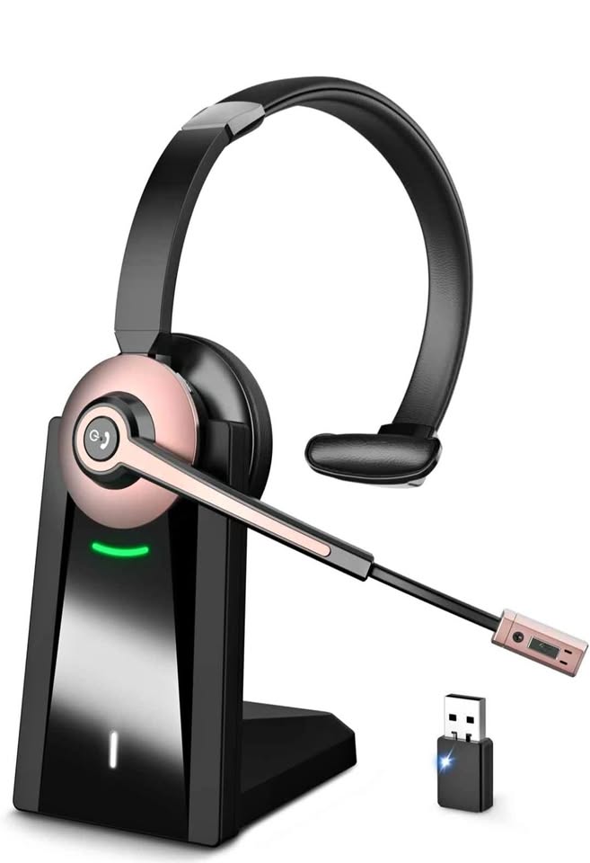 Casque Bluetooth micro base USB Earbay  Wireless headset mic charging dock USB dongle