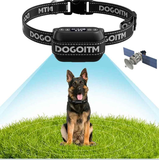 Clôture GPS sans fil pour chien DOGOITM  Wireless GPS Dog Fence Collar – No Wire, No App