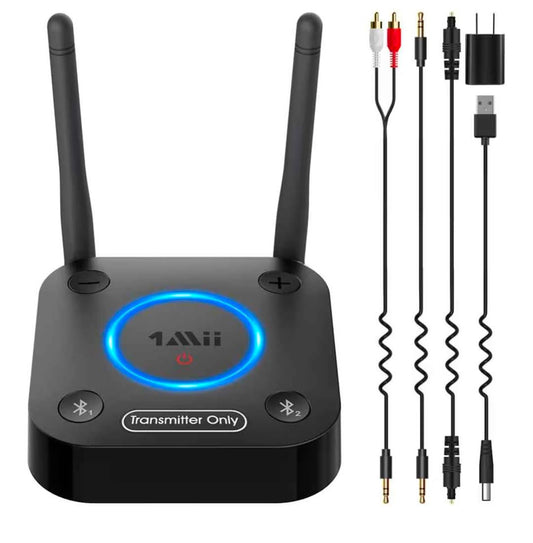Émetteur Bluetooth TV aptX faible latence Dual connexion AUX RCA Optical Transmitter Wireless Audio