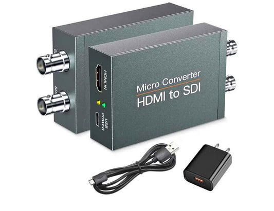 Micro Convertisseur HDMI vers SDI Double Sortie BNC 1080p | HDMI to SDI Converter Dual Output