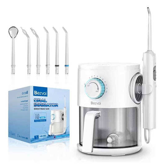 Water Flosser 10 Pressure Settings 6 Tips Family Use  Hydropulse 10 niveaux 6 embouts famille