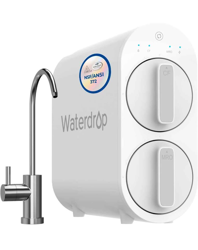 Waterdrop G2 Osmose Inverse Tankless 400GPD 7 étapes  RO Under-Sink Filter System
