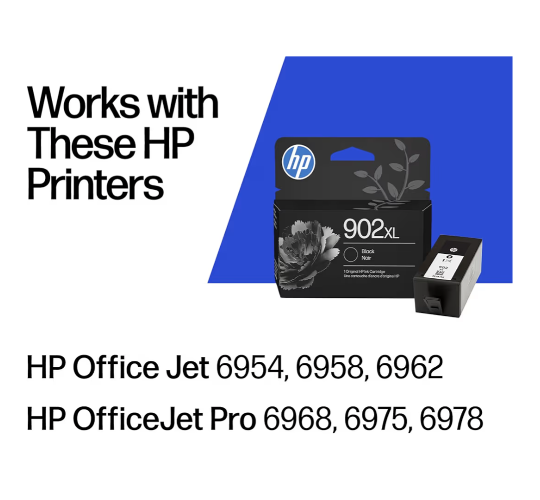 Cartouche HP 902XL noir 750 pages OfficeJet Pro  Black ink OEM original sealed